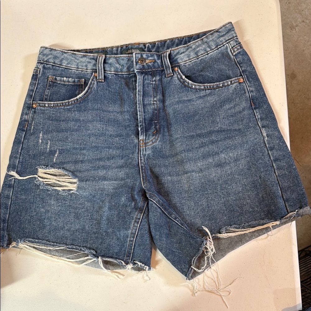 Wild Fable Classic Blue Ripped Jean Shorts
